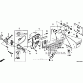 Схема вузла: Side cover + tools + combination switch для Honda VT1300 Interstate