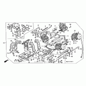 Схема узла: Карбюратор в сборе для Honda ST1100 Pan-European