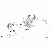 Схема вузла: Air injection solenoid valve для Honda NSA700 DN-01