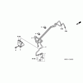 Схема вузла: Proportioning control valve для Honda VFR800 VFR