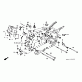 Схема вузла: Рама для Honda VTX1300