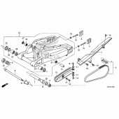 Схема вузла: Задній важіль (Маятник) для Honda CBR600 CBR600RR