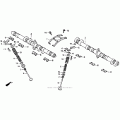 Схема вузла: Шток для Honda CBR1000 CBR1000F Hurricane