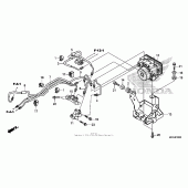 Схема узла: Abs modulator для Honda NC700