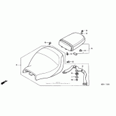 Схема вузла: Сидіння (vtx1800c) для Honda VTX1800