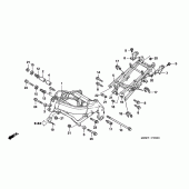 Схема вузла: Рама для Honda CBR600 CBR600F