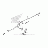 Схема вузла: Педаль (Лапка) для Honda CRF150 CRF150F