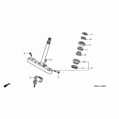 Схема вузла: Рульова траверса для Honda VTX1300