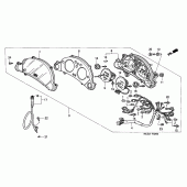 Схема вузла: Панель приладів для Honda XL650 Transalp