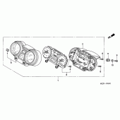 Схема узла: Панель приборов (CB1300S/SA) для Honda CB1300 Super Bol D’Or