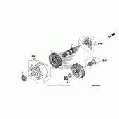 Схема вузла: Final gear для Honda ST1300 Pan-European