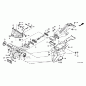 Схема вузла: Задній ліхтар (Стоп-сигнал) для Honda CB1000 CB1000R