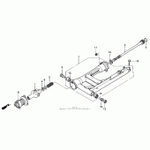 Схема узла: Задний рычаг (Маятник) для Honda GL1500 Gold Wing Aspencade