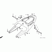 Схема вузла: Задній обтічник (CBR900RR2,3) для Honda CBR900RR CBR954RR Fireblade