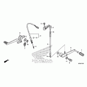 Схема вузла: Педаль (Лапка) для Honda CB1000 CB1000R