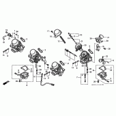 Схема узла: Карбюратор (COMPONENT PARTS) для Honda CB600F Hornet S