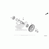 Схема вузла: Balancer Shaft для Honda CBR300R