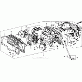 Схема узла: Meter (a/se) для Honda GL1500 Gold Wing Aspencade