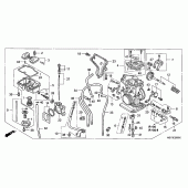 Схема вузла: Карбюратор для Honda CRF450 CRF450X