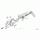 Схема узла: Water pump cover для Honda ST1300 Pan-European