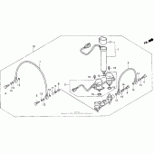 Схема узла: Air distributor для Honda GL1500 Gold Wing Aspencade