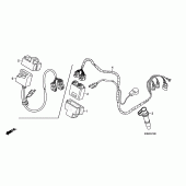 Схема вузла: Електрообладнання для Honda CRF250 CRF250R