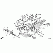 Схема вузла: Рама для Honda CMX250 Rebel