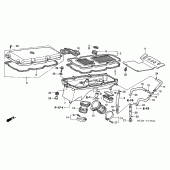 Схема вузла: Повітряний фільтр для Honda XL650 Transalp