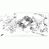 Схема вузла: Дросельна заслонка для Honda VFR800 Interceptor Deluxe