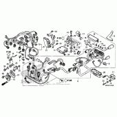 Схема вузла: Електрообладнання для Honda CB1000 CB1000R
