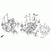 Схема вузла: Картер двигуна для Honda CRF450 CRF450X