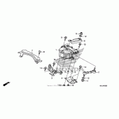Схема вузла: Steering damper для Honda CBR1000 CBR1000RR (ABS) Fireblade