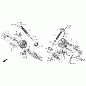 Схема вузла: Карбюратор (COMPONENT PARTS) для Honda VT600 Shadow VLX