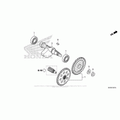 Схема вузла: Balancer Shaft для Honda CMX300 Rebel