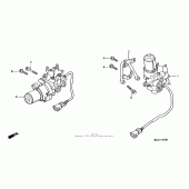 Схема узла: A abs modulator для Honda ST1100 Pan-European