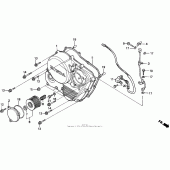 Схема вузла: Права кришка картера для Honda XR650