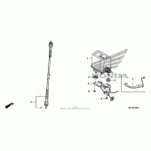 Схема узла: Спидометр для Honda CRF450 CRF450X