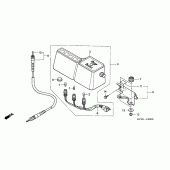 Схема вузла: Панель приладів для Honda XR400