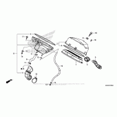 Схема вузла: Повітряний фільтр для Honda NC700