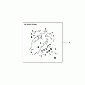 Схема узла: Saddle bag stay для Honda XL650 Transalp