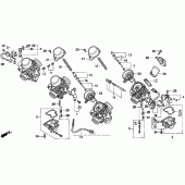 Схема узла: Комплектующие карбюратора для Honda CBR900RR CBR919RR Fireblade