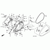 Схема узла: L. saddlebag для Honda NT700 Deauville