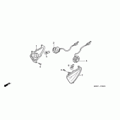 Схема вузла: Поворотники (CBF600S / SA) для Honda CBF600