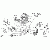 Схема узла: Блок управления для Honda GL1800 Gold Wing