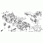 Схема узла: Картер (`02) для Honda CR250