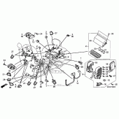 Схема узла: Электрооборудование для Honda GL1800 Gold Wing F6B Bagger