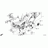 Схема вузла: Електрообладнання для Honda CB300F