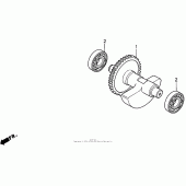 Схема вузла: Balancer для Honda XR600