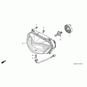 Схема вузла: Фара для Honda XL650 Transalp
