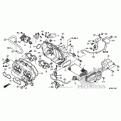 Схема вузла: Повітряний фільтр для Honda CB1000 CB1000R